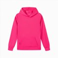 thumbnail image 1 of Xyant Kids Cotton Hoodies Toddler Fall Pullover Hooded Medium Weight Sweatshirts with Pocket for Boys and Girls (Hot Pink,7-8 Years), 1 of 5