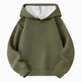 thumbnail image 1 of Xyant Kids Girls Boys Hoodies Cotton Long Sleeve Pullover Hooded Sweatshirts with Pocket (Green,8-10 Years), 1 of 7