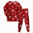 thumbnail image 1 of Xyant Kids Pajamas Christmas, Boys Girls Soft Cotton Sleepwear Pjs Sets Toddler 2 Piece Long Sleeve Jammies Size 6-7 Years, 1 of 7