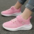 thumbnail image 1 of Xyant Kids Sneakers Girls Lightweight Mesh Running Shoes Breathable Strap Athletic Tennis Shoes for Girls Pink,4 (Little Kid/Big Kid), 1 of 7