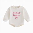thumbnail image 1 of Xyant Mama's Bestie Matching Outfit Newborn Baby Girl Long Sleeve Romper Infant Girl Pullover Sweatshirt Top,Size 3-6 Months, 1 of 5