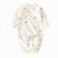 thumbnail image 1 of Xyant Newborn Baby Boy Girl Organic Cotton Bodysuit Long Sleeve Jumpsuit Outfits Clothes,0-18 Months, 1 of 6