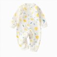 thumbnail image 1 of Xyant Newborn Baby Boys Girls Rompers Long Sleeve Toddler Romper Cute Print Romper Jumpsuits Unisex Cotton Infant Clothes,0-18 Months, 1 of 6