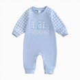 thumbnail image 1 of Xyant Newborn Baby Clothes Little Brother Outfit Long Sleeve Sweatshirt Romper Jumpsuit Size 0-3 Months, 1 of 7