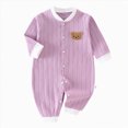 thumbnail image 1 of Xyant Newborn Baby Unisex Clothes Cotton Long Sleeve Romper Newborn Infant Baby Bodysuit Jumpsuit for Boys Girls,Size 0-3 Months, 1 of 9