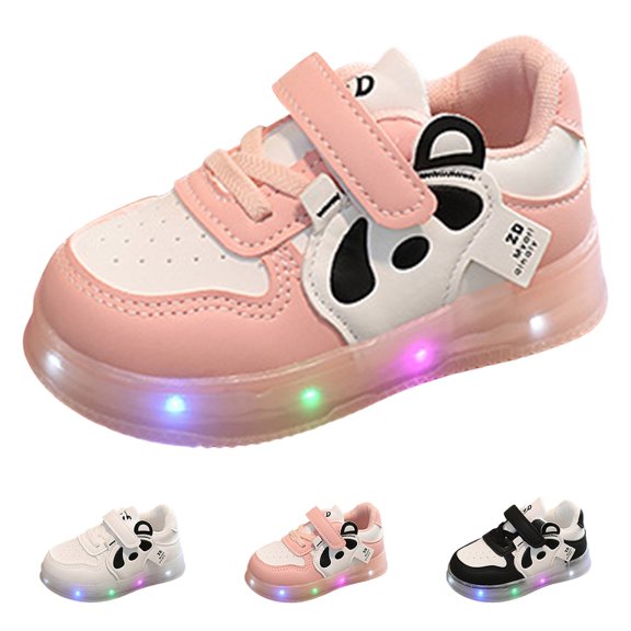 Xyant Toddler Baby Boy Girl Sneakers Light Up Shoes Sport Shoes for Kids Boys Girls Pink,9.5(Toddler/Little Kid)