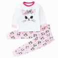 thumbnail image 1 of Xyant Toddler Baby Girl Clothes 3 6 12 18 24 Months 3T 4T 5T Girls Outfits Long Sleeve Print Sweatshirt Pants Set Little Girls Clothes, 1 of 4