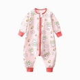 thumbnail image 1 of Xyant Toddler Baby Sleep Sack with Legs Infant Sleepsuit Newborn Long Sleeve Wearable Blanket for Boys Girls (Pink,3-4 Years), 1 of 4