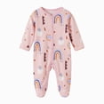 thumbnail image 1 of Xyant Unisex Baby One Piece Romper Soft Cotton Sleepwear Soft Pajamas Footed Jumpsuit for Infant Boys Girls 0-12 Months, 1 of 5