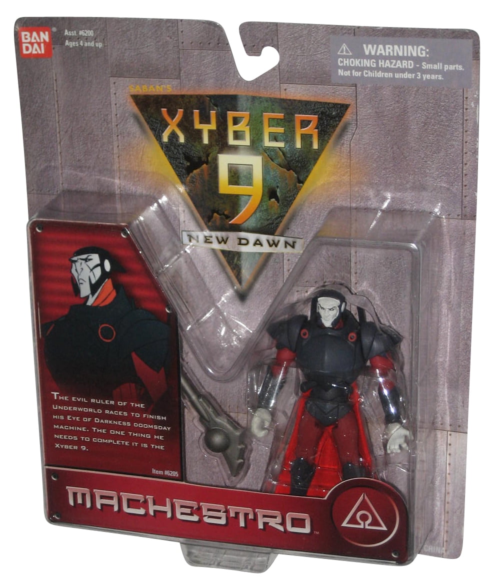 Xyber 9 New Dawn (1999) Bandai Machestro Action Figure 