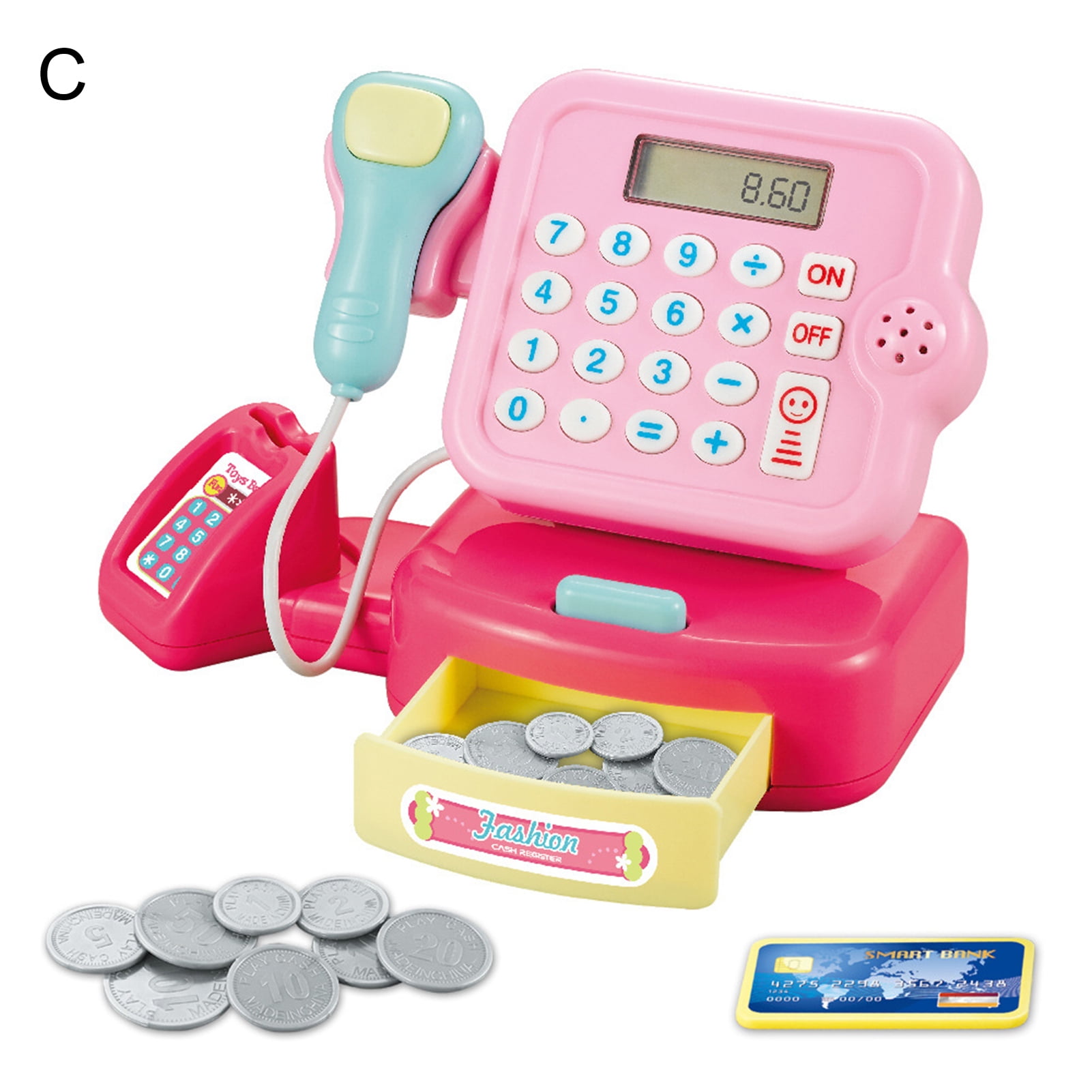 Xyer Electronic Children Pretend Play Simulation Supermarket Cash