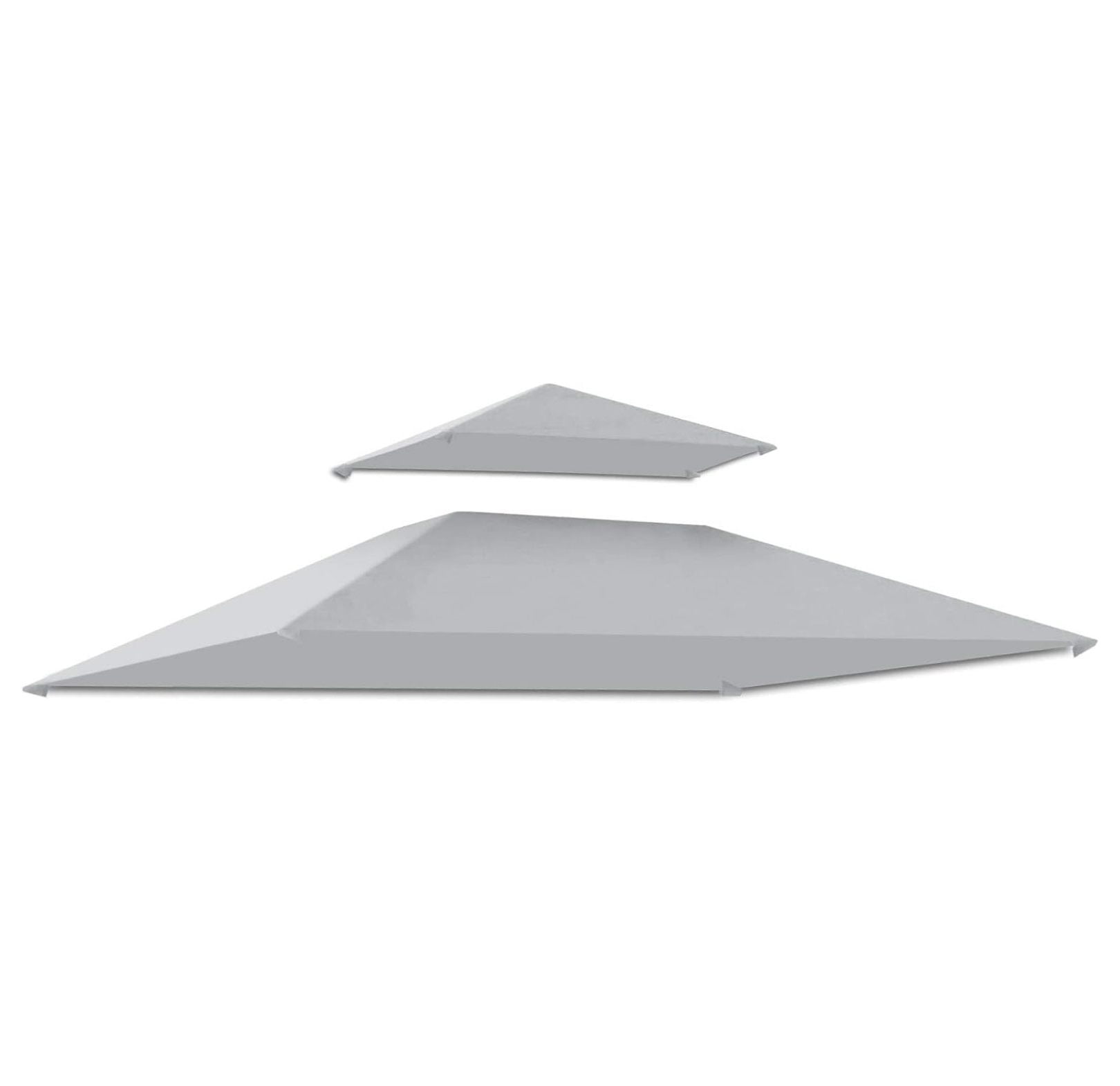 XylehR 5FT x 8FT Double Tiered Replacement Canopy Outdoor Grill BBQ