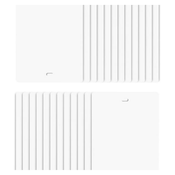 XylehR 82.5" White Vertical Blinds Replacement Slats Sliding Door Window (24 Pack)