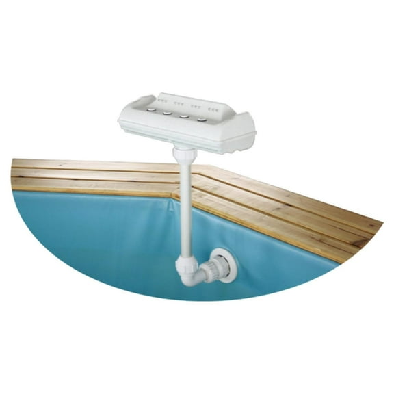 XylehR Rainbow Waterfall Above Ground Swimming Pool Fountain with LED Light | Change Color Automatically | No Need for Batteries Or Electricity | Water Powered | Easy to Install