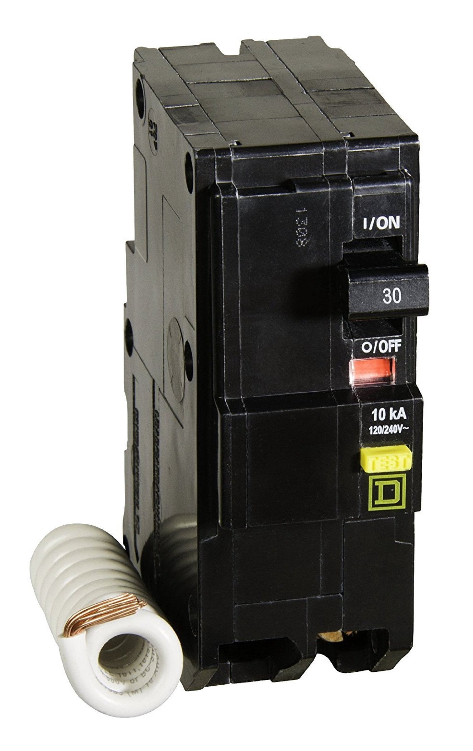 XylehR by Schneider Electric XylehR - QO230GFICP QO Circuit Breaker, 30-Amp, 120/240V, 2-Pole, GFCI, Plug-In Mount