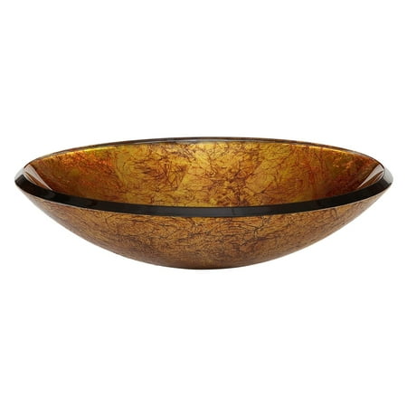 RVE180MGD-Elk Home-Reflex - 18.13 Inch Vessel Sink Metallic Gold Blue/Copper Finish