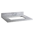 thumbnail image 1 of Xylem White Carrara Marble Vanity Top - 37 in., 1 of 2