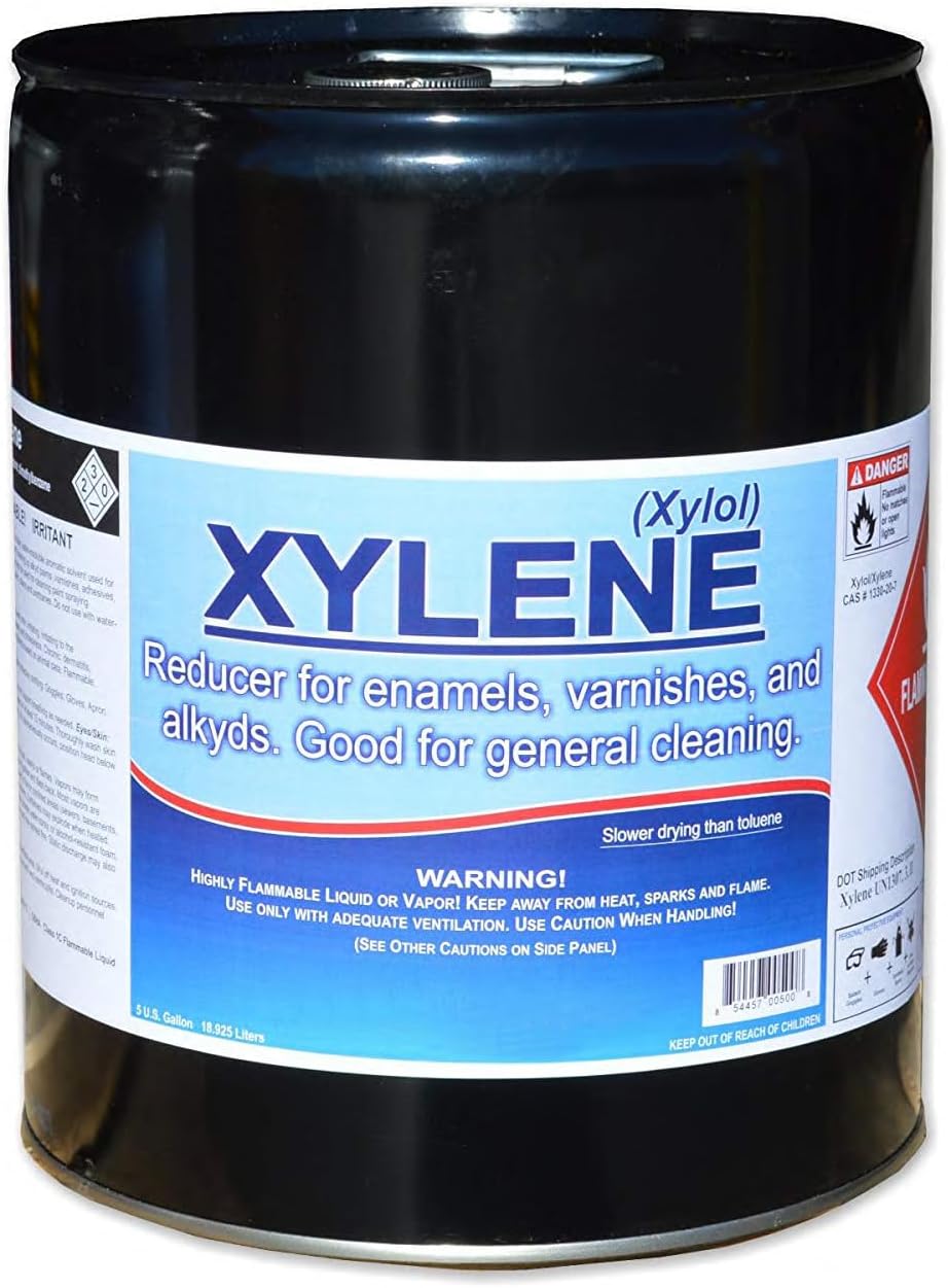 Xylene Thinner, Solvent, Cleaner 5 Gallon Pail 640 Oz (Pack Of 1)
