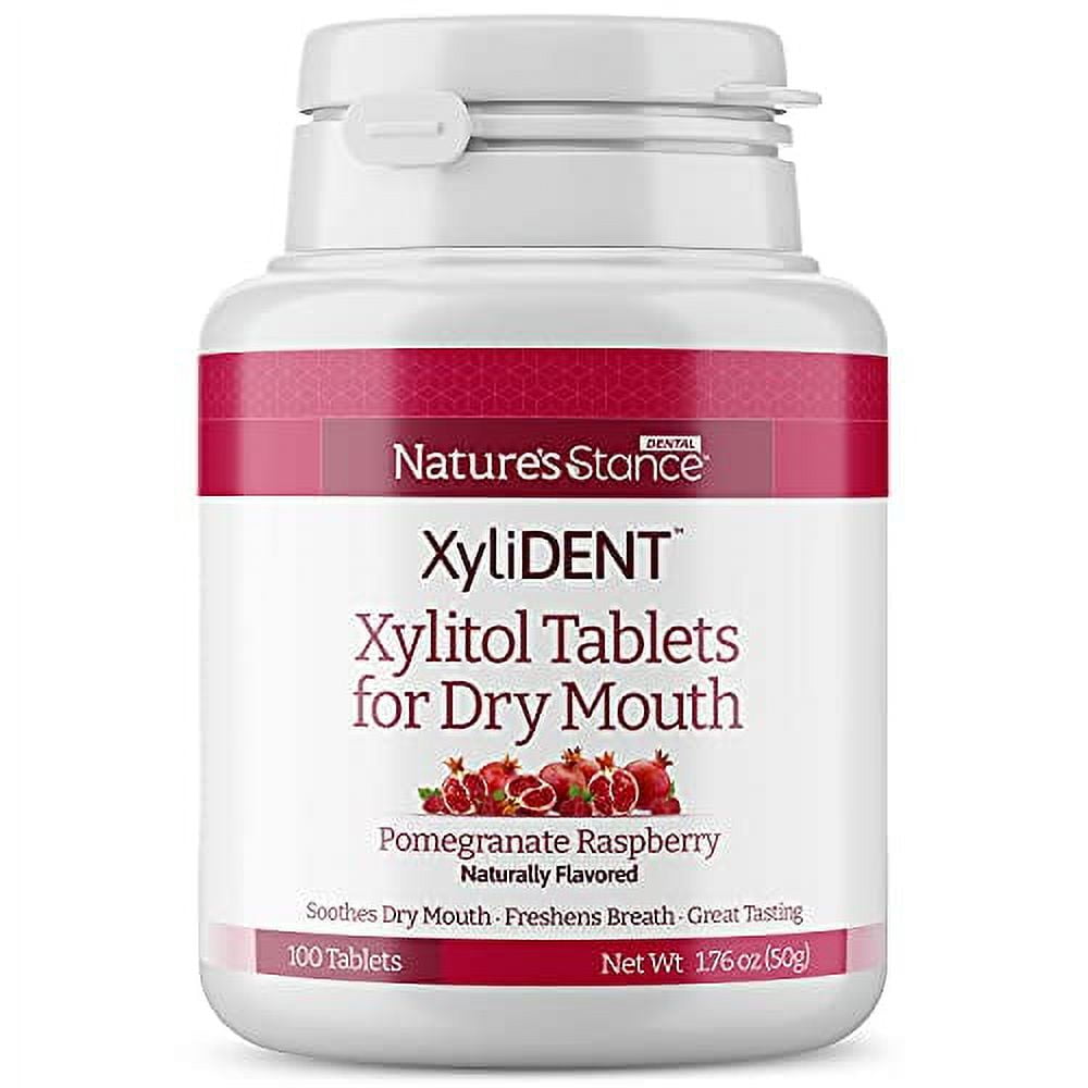Nature's Stance XyliDENT Xylitol Tablets for Dry Mouth Relief