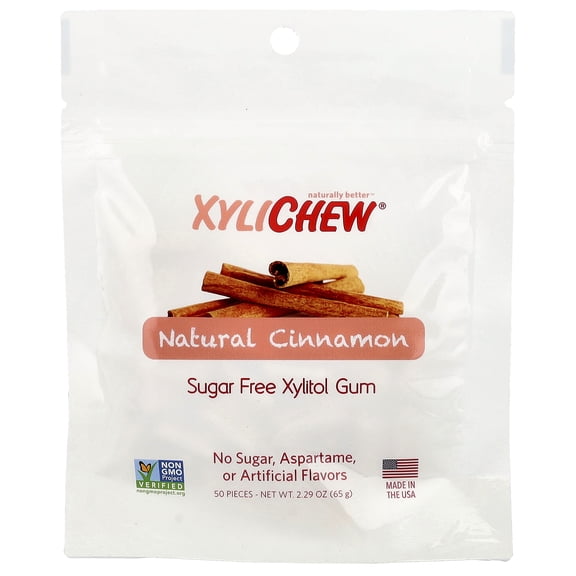 XyliDENT Xylichew, Natural Cinnamon, 50 Pieces
