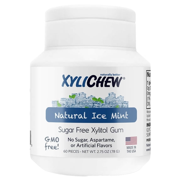Xylichew - Sugar Free Chewing Gum Ice Mint Jar
