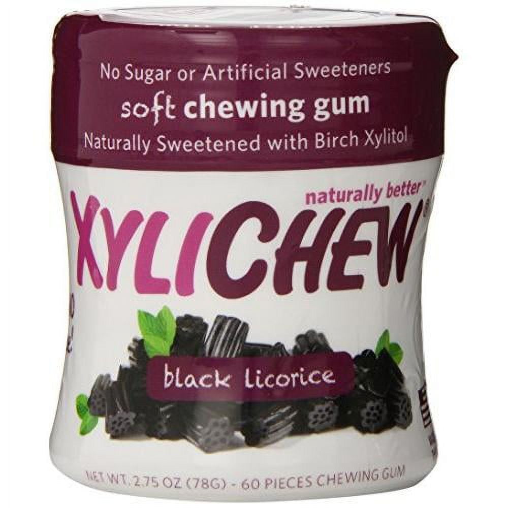 Xylitol Chewing Gum Jars Non GMO, Gluten, Aspartame, And Sugar Gum