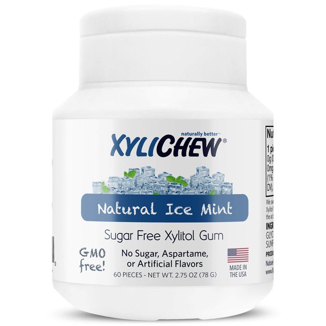 Xylitol Chewing Gum Non GMO, Non Aspartame, Gluten , and Sugar Gum