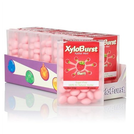 XyloBurst Flip Top Mints, Berry, 60 Ct