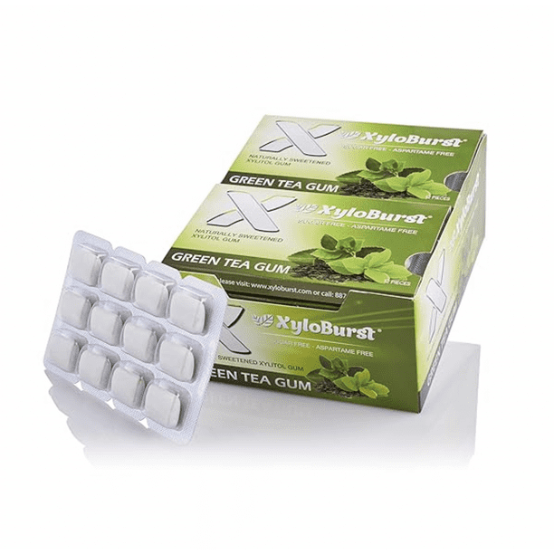 XyloBurst Gum Xylitol Chewing Gum Sugar Free, Gluten Free, Keto