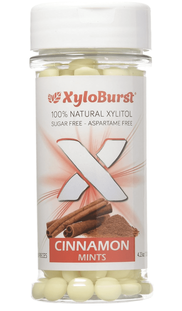 XyloBurst Xylitol Mints Sugar Free Breath Mints for Oral Health Gluten Free, Vegan, Keto