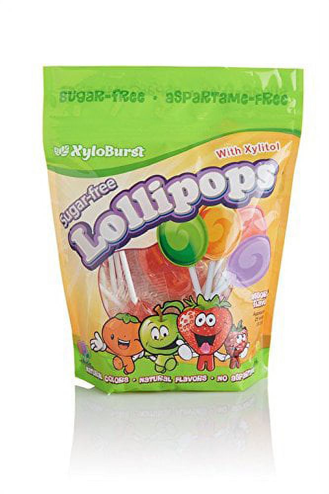 Xyloburst, SugarFree Lollipops, Assorted Fruit, 25 Lollipops(pack of 1