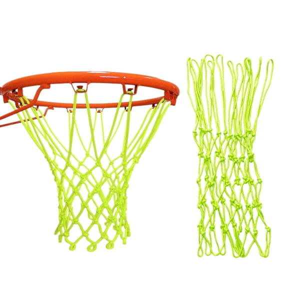 Xylobyte Glow Basketball Net, Nightlight Basketball Net Luminous Outdoor Portable Sun Powered Sport Nylon