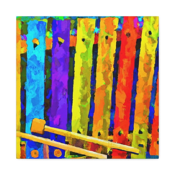 Xylophone in Fauve Hues - Canvas