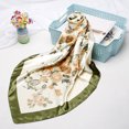 thumbnail image 1 of Xysaqa 35"x35" Square Silk Like Head Scarf - Women's Fashion Silk Feeling Scarf for Hair Wrapping and Sleeping at Night Clearance, 1 of 4