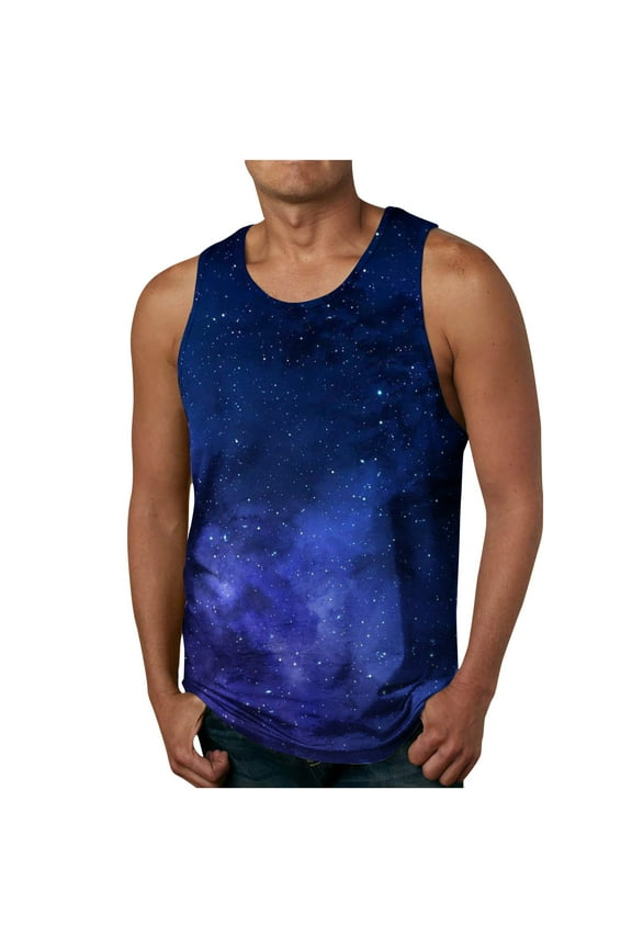 3D Print Tank Tops for Men Women Cool Design Graphic Sleeveless Shirts Casual Summer Tops for Workout Gym Yoga Running M-6XL (Available in Big & Tall)