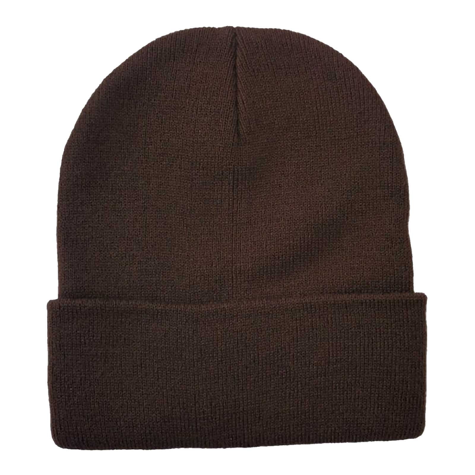 FABEILAI Fleece-Lined Beanie Hat For Men & Women – Winter Knit Skull Cap, Unisex Warm Slouchy Hat (One Size) - View #7