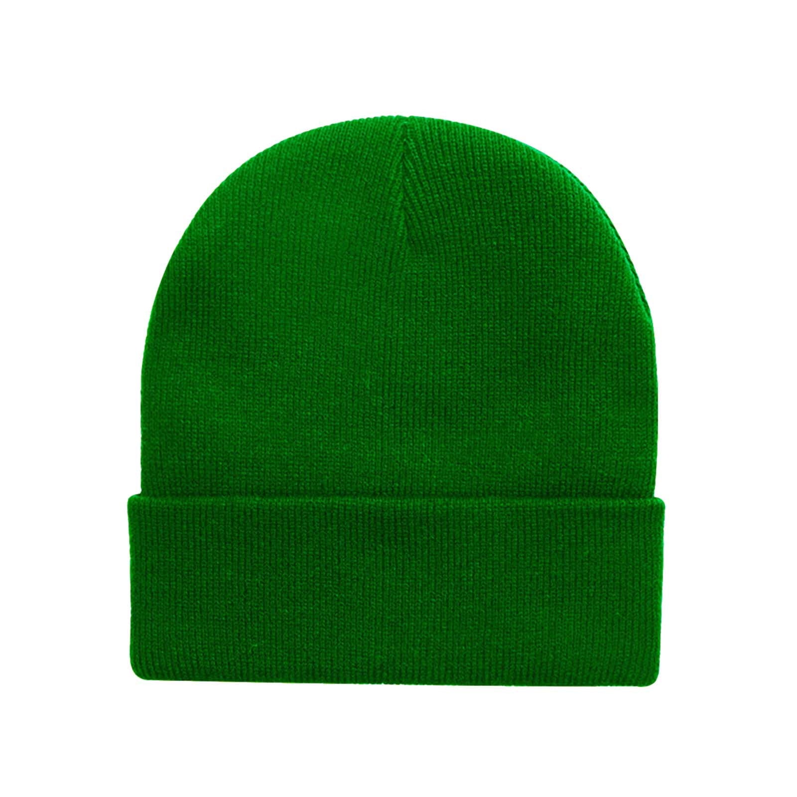 Fish & Cross Design Slouchy Beanie - Unisex Warm Winter Knit Hat, Soft Cotton Skull Cap (Black, Medium)