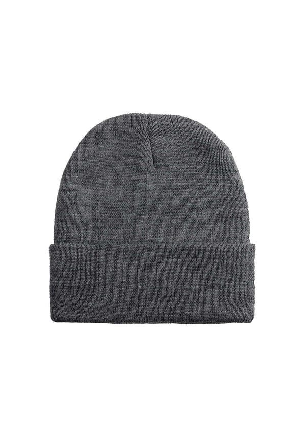 Beanie Hats Men Women Soft Slouchy Knit Skull Cap Unisex Warm Stocking Hats Striped Winter Hats for Women Men Cuffed Plain Beanie Hat