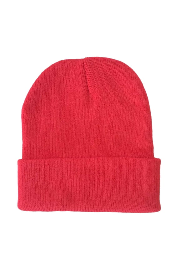 Beanie Hats Men Women Soft Slouchy Knit Skull Cap Unisex Warm Stocking Hats Striped Winter Hats for Women Men Cuffed Plain Beanie Hat