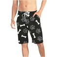 thumbnail image 1 of Xysaqa Big & Tall Men's Pajama Short Pants, Funny Dog Paw Printed Lounge Shorts for Women Plus Size Soft Elastic Waist Sleep Shorts 3X 4X 5X Summer Savings (Unisex), 1 of 8