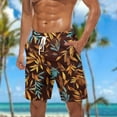 thumbnail image 1 of Xysaqa Big & Tall Mens Swim Trunks Novelty Tropical Printed Swimming Board Shorts Swimwear Hawaiian Beach Holiday Party Summer Bathing Suits with Pockets & Elastic Waist 3X 4X 5X Clearance, 1 of 5