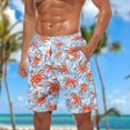 thumbnail image 1 of Xysaqa Big & Tall Mens Swim Trunks Novelty Tropical Printed Swimming Board Shorts Swimwear Hawaiian Beach Holiday Party Summer Bathing Suits with Pockets & Elastic Waist 3X 4X 5X Summer Savings, 1 of 5