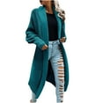 thumbnail image 1 of Xysaqa Cardigan Sweaters for Women, Women's Open Front Long Cardigans Fall Long Sleeve Shawl Collar Knit Sweater Jacket Winter Coat Outwear S-XXL, 1 of 5