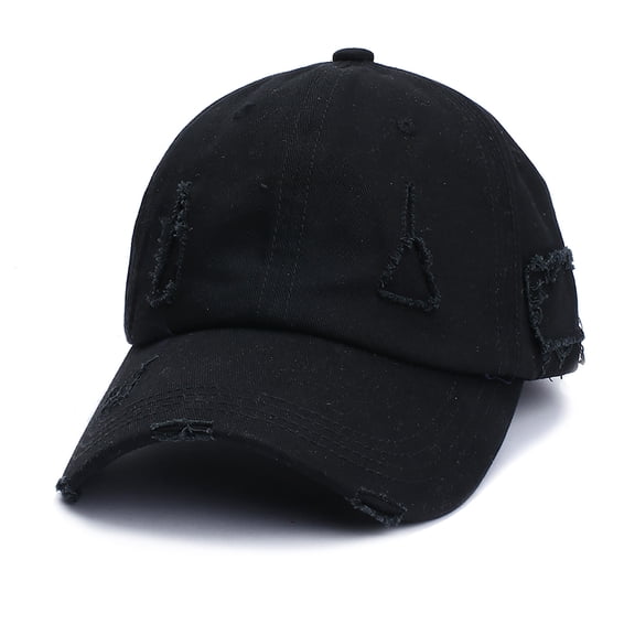 Xysaqa Distressed Baseball Cap Hats for Women Vintage Cotton Sports Trucker Hat Headwear Adjusting Low Profile Caps