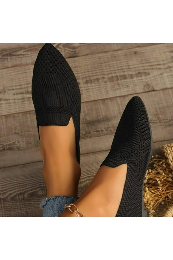 Go Walk Shoes for Women, Women's Loafer Flat Fashion Women Ventilate Casual Round Head Comfy Casual Shoes Female Zapatos Mujer on Clearance