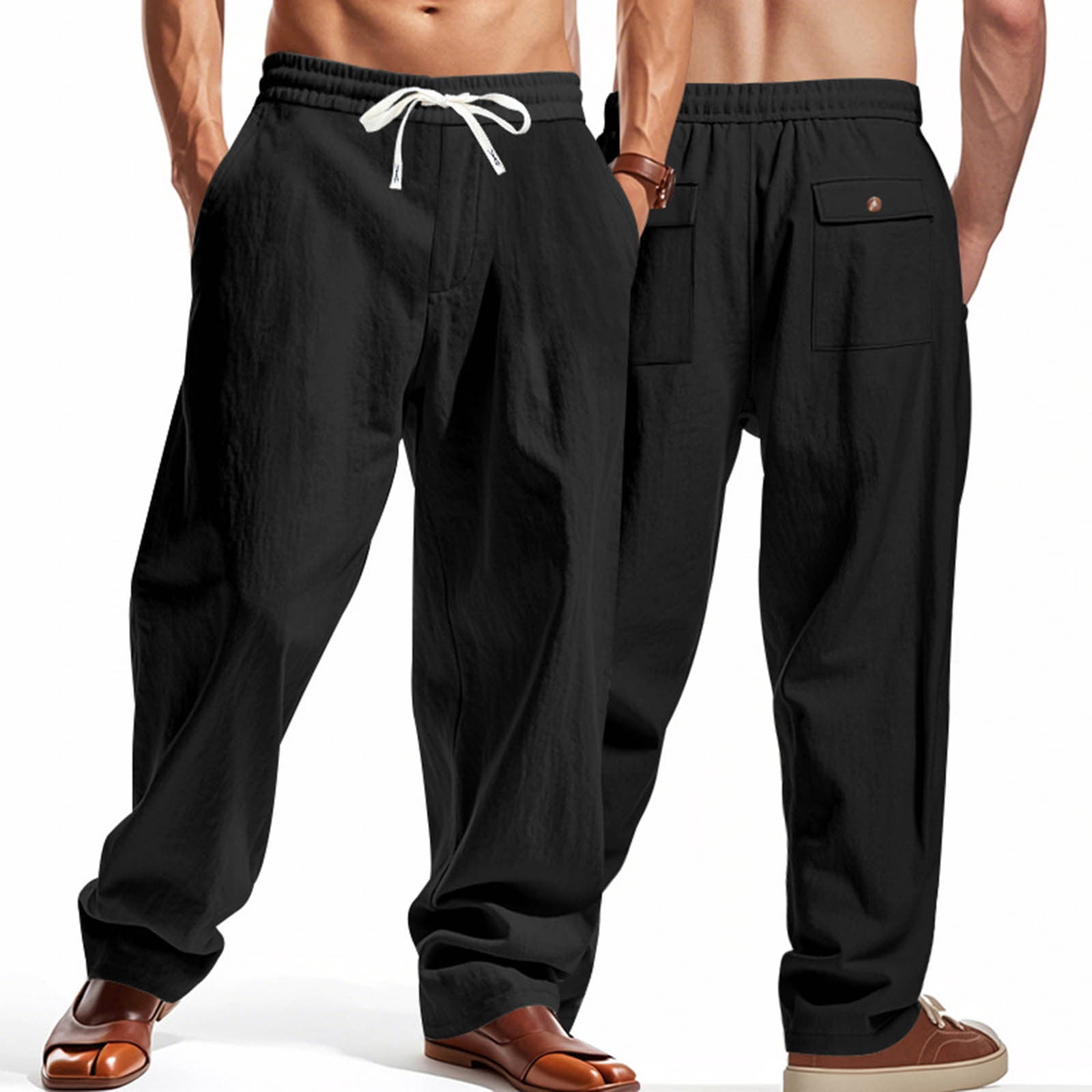 Xysaqa-Men-Casual-Loose-Cotton