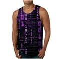 thumbnail image 1 of Xysaqa Men's 3D Print Novelty Tank Tops, Summer Casual Sleeveless Tee Fashion Graphic Gym Workout Bodybuilding Shirts (Available in Big & Tall), 1 of 4