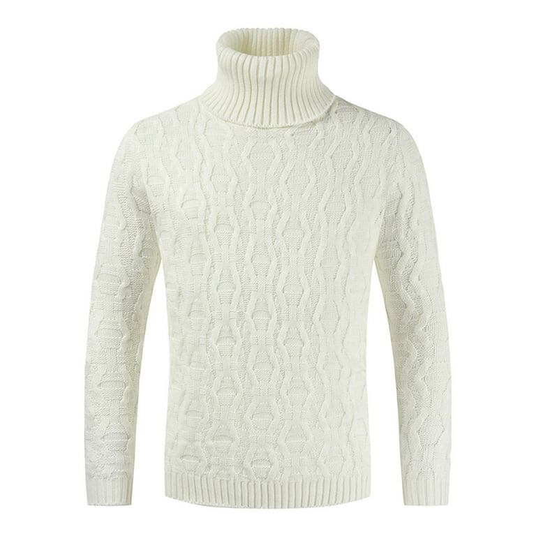 New Men's Turtleneck Slim Solid Sweater New Men's Turtleneck Slim Solid Sweater