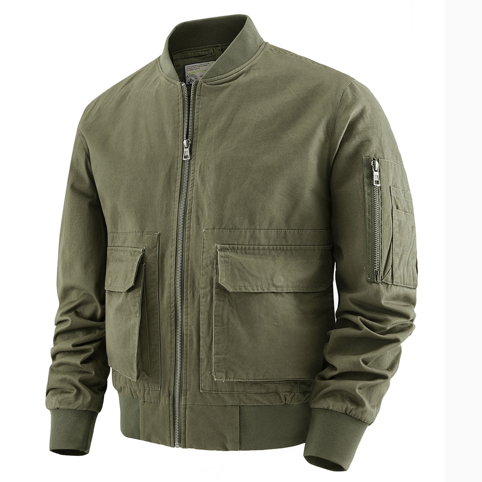 Xysaqa Men's Big & Tall Military Jackets Cotton Camouflage