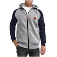 thumbnail image 1 of Xysaqa Men's Fashion Full Zip Hoodies Long Sleeve Hooded Jacket Coat Classic Spring Fall Hoodie Sweatshirt with Pockets S-2XL, 1 of 7